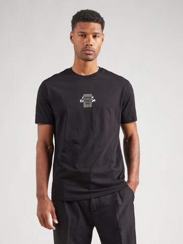 ARMANI EXCHANGE Футболка в Черный: спереди