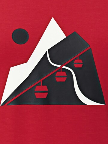Maglia funzionale 'Glogghus' di Schöffel in rosso