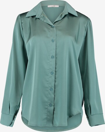 Hailys Blouse 'Sari' in Groen: voorkant