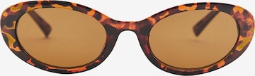 Lunettes de soleil Pull&Bear en marron : devant