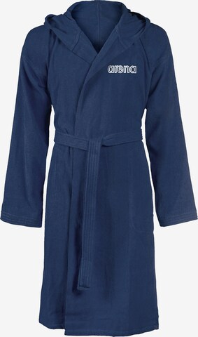 ARENA Short Bathrobe 'ZEPPELIN LIGHT' in Blue: front