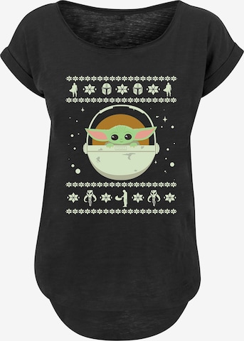 F4NT4STIC Shirt 'Star Wars' in Zwart: voorkant