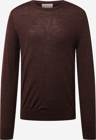 Tiger of Sweden Sweater 'NICHOLS' in Brown: front