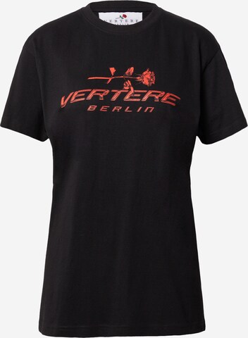 Vertere Berlin T-shirt i svart: framsida