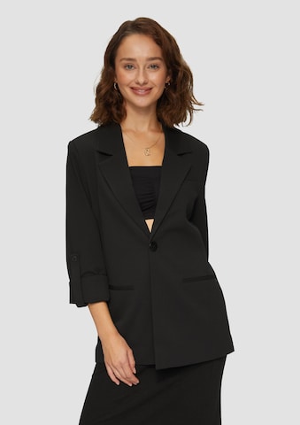 QS Blazer in Black: front