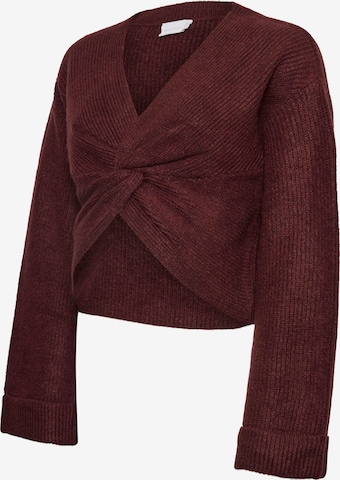 MAMALICIOUS Sweater 'MLSVALA' in Red: front