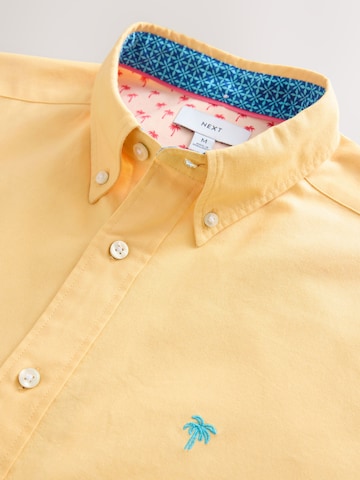 Next - Regular Fit Camisa em amarelo