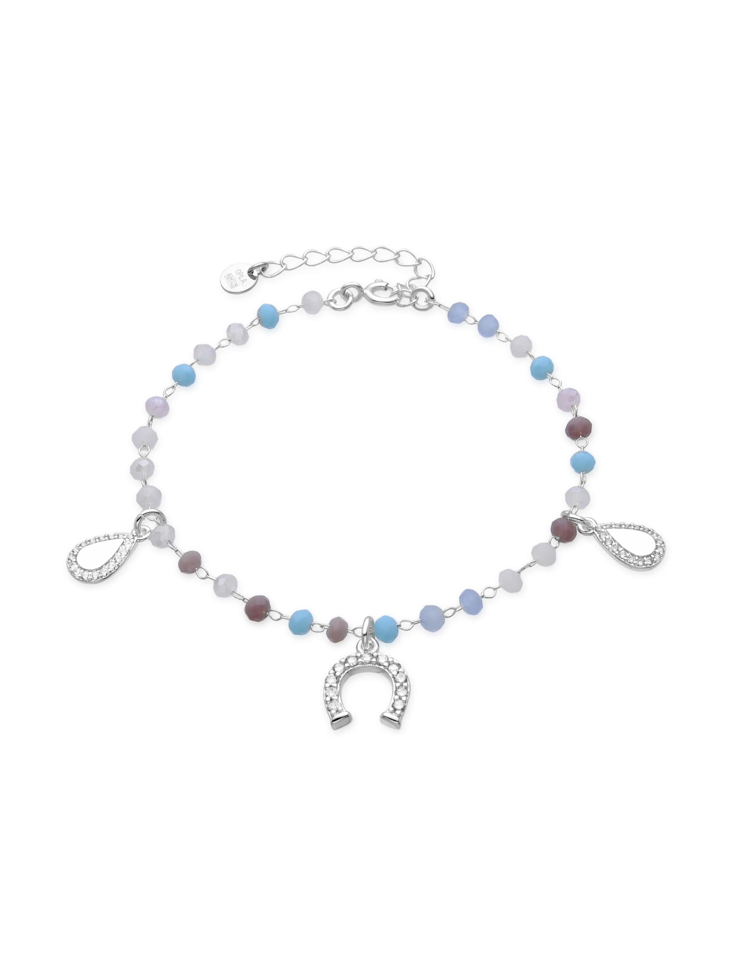 Luxenter Armband 'Neusne'‌‌‌ in blau, Produktansicht