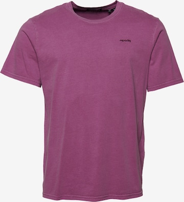 T-Shirt 'Mark' Superdry en violet : devant
