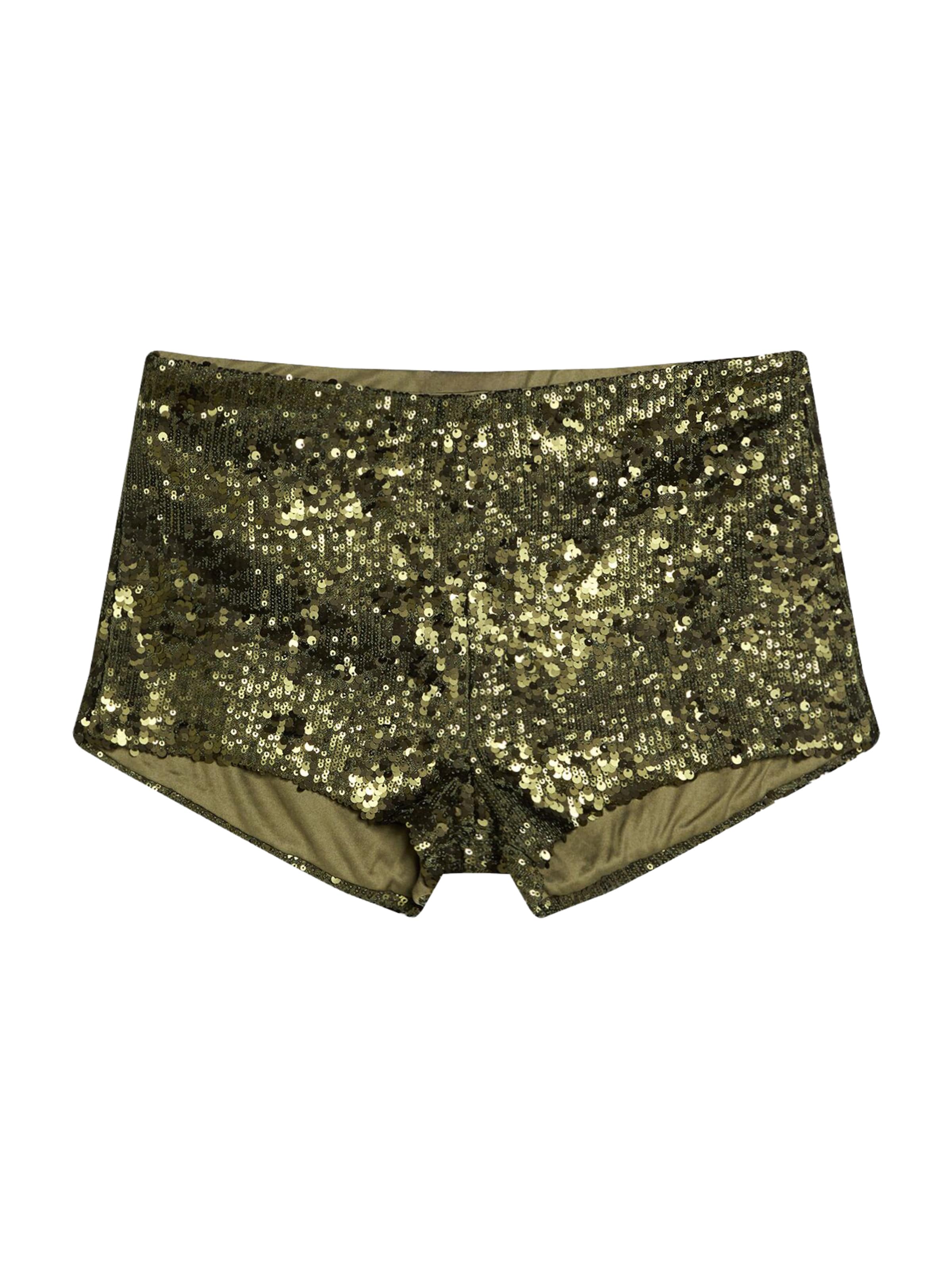 Pantalon Bershka en vert : devant