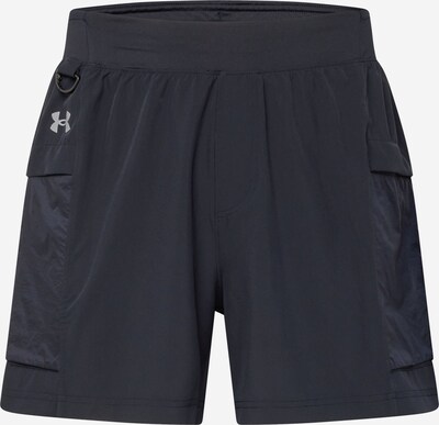 UNDER ARMOUR Sports trousers 'RUN TRAIL' in Grey / Black, Item view