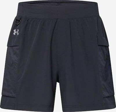 UNDER ARMOUR Workout Pants 'RUN TRAIL' in Grey / Black, Item view