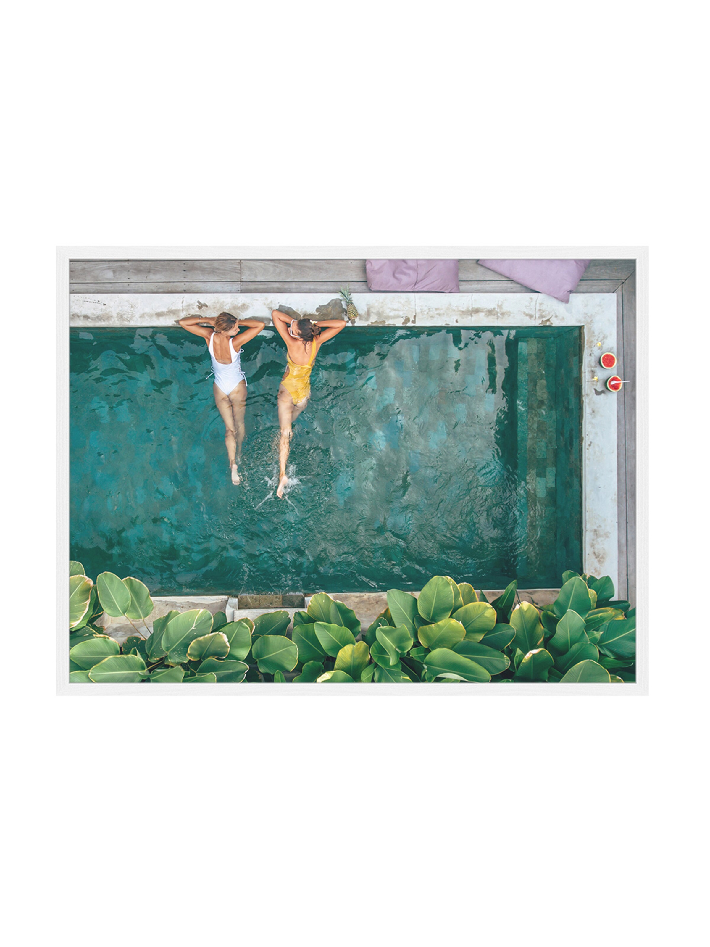 Liv Corday Bild 'Top View' in Weiß: Vorderseite