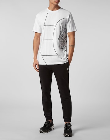 Plein Sport - Camiseta 'Tiger' en blanco
