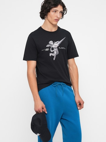 Nike Sportswear Тениска 'WINGS CITY' в черно