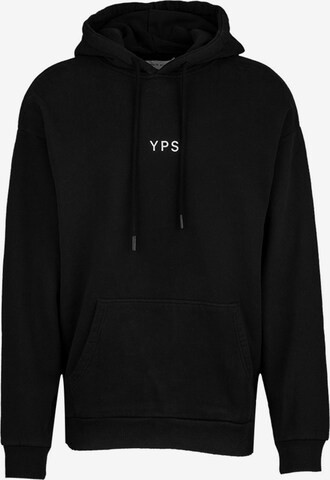 Young Poets Sweatshirt 'Joris' in Schwarz: predná strana