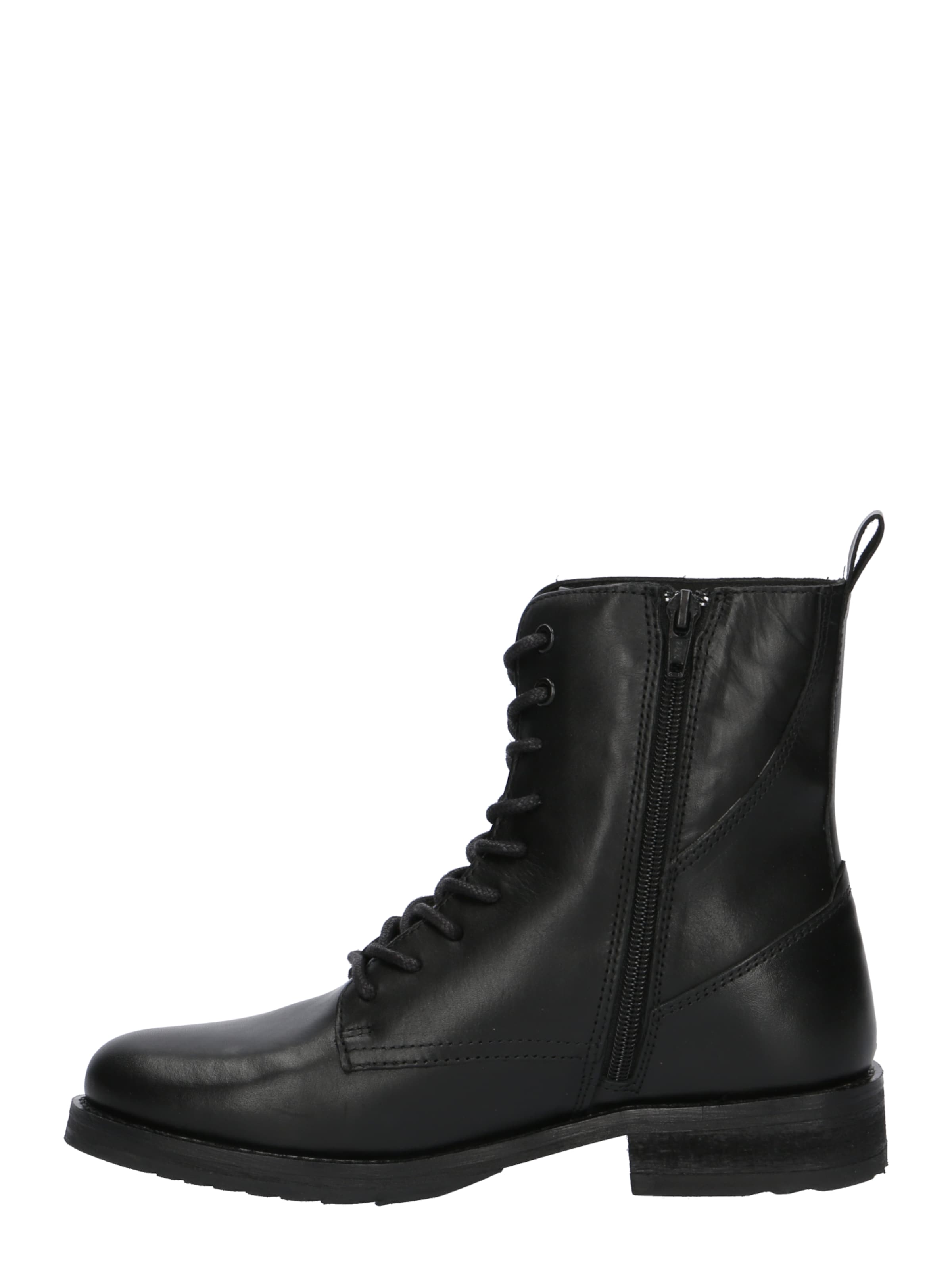 ABOUT YOU Snørestøvletter 'Sunny' i sort