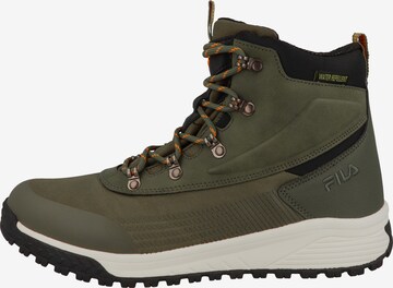 FILA Lace-Up Boots ' Hikebooster Mid ' in Green