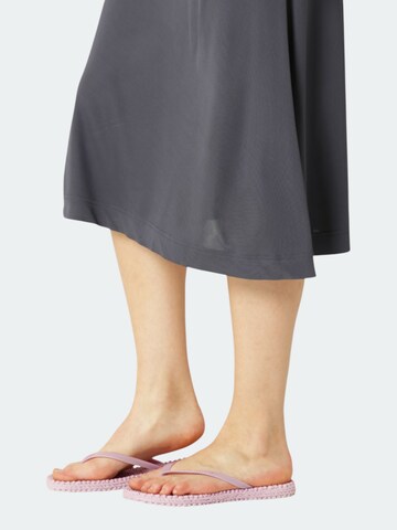 ILSE JACOBSEN T-Bar Sandals 'Cheerful 02' in Purple: front