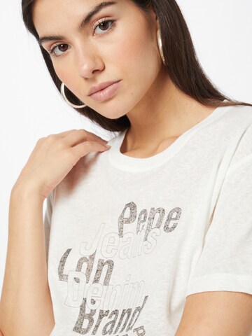 Pepe Jeans T-Shirt 'AMAYA' in Weiß