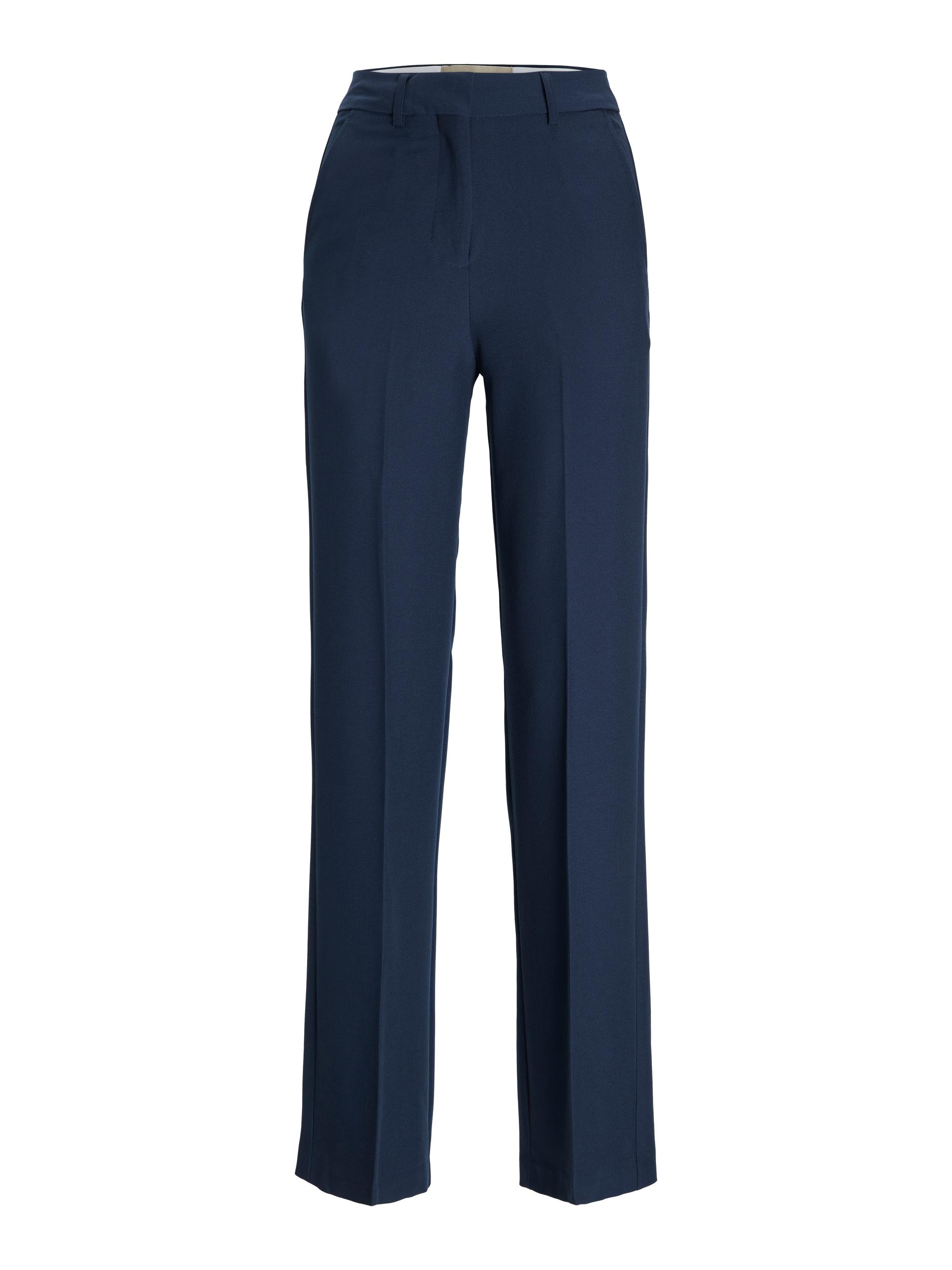 Abbigliamento Pantaloni JJXX Pantaloni con piega frontale Mary in Blu Scuro 