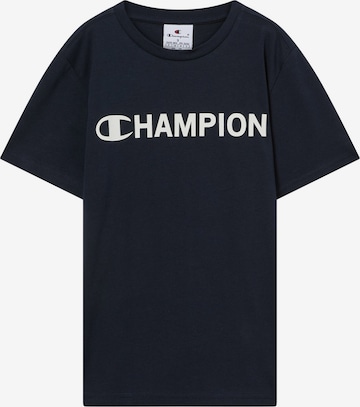 T-Shirt Champion Authentic Athletic Apparel en bleu : devant