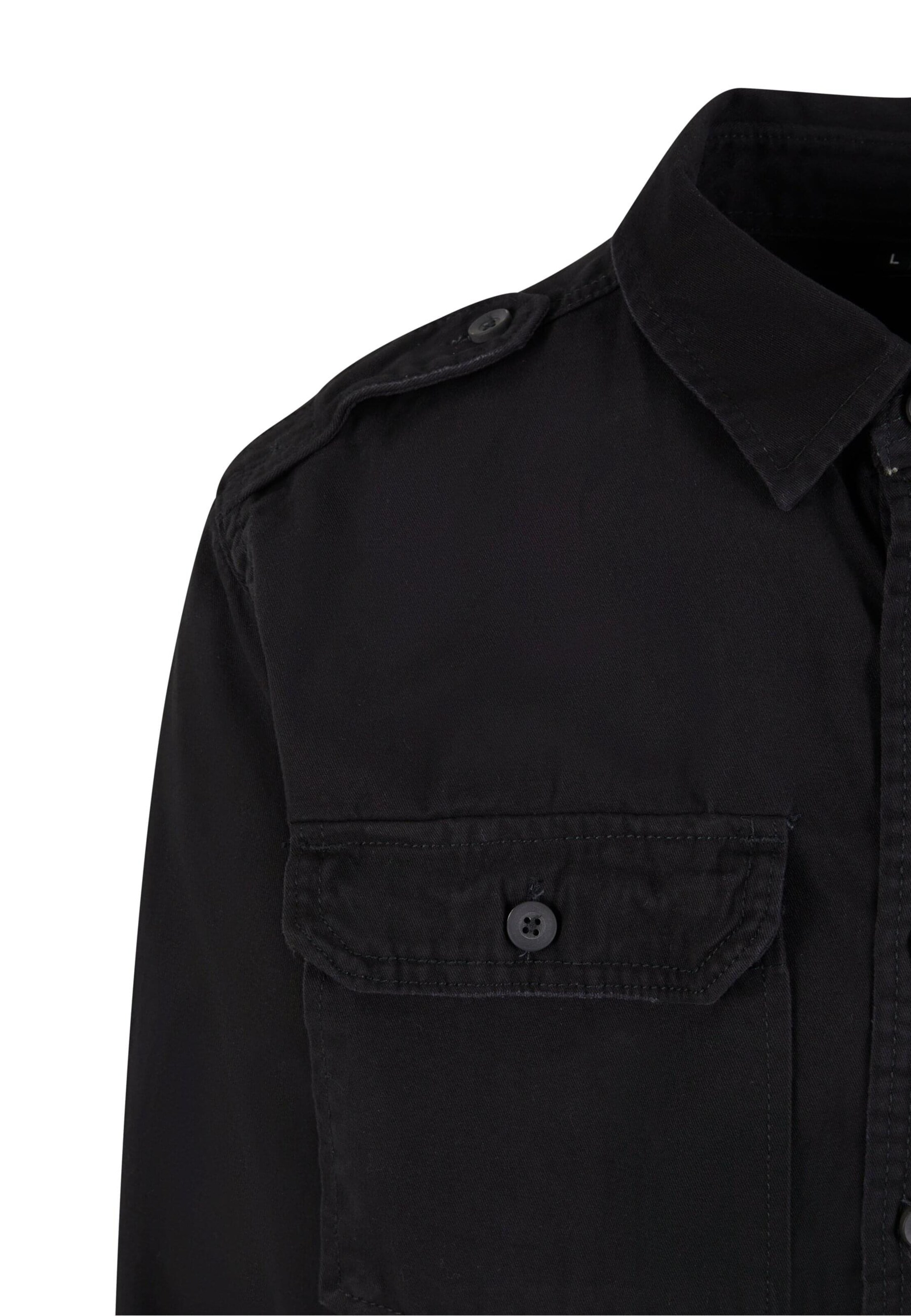 Mister Tee Comfort Fit Hemd 'Always Watching' in Schwarz