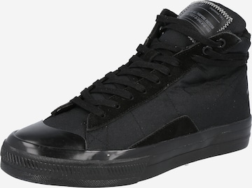REPLAY High-Top Sneakers in Black: front