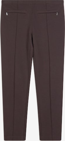 Pantaloni con piega frontale ' ' di NAULOVER in marrone: frontale