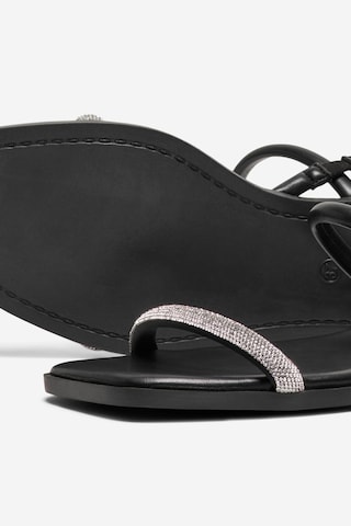 ONLY Sandalen met riem 'MILAN' in Zwart