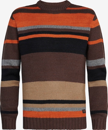 Petrol Industries Sweater 'Mundelein' in Brown: front