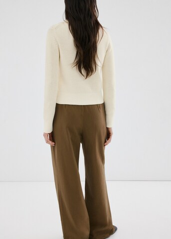 MANGO Strickjacke 'Calella' in Beige