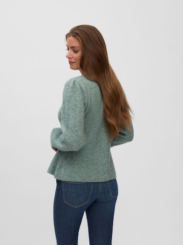 VERO MODA Cardigan 'LEMON' i grøn