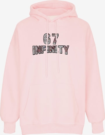 Sweat-shirt MYMO en rose : devant