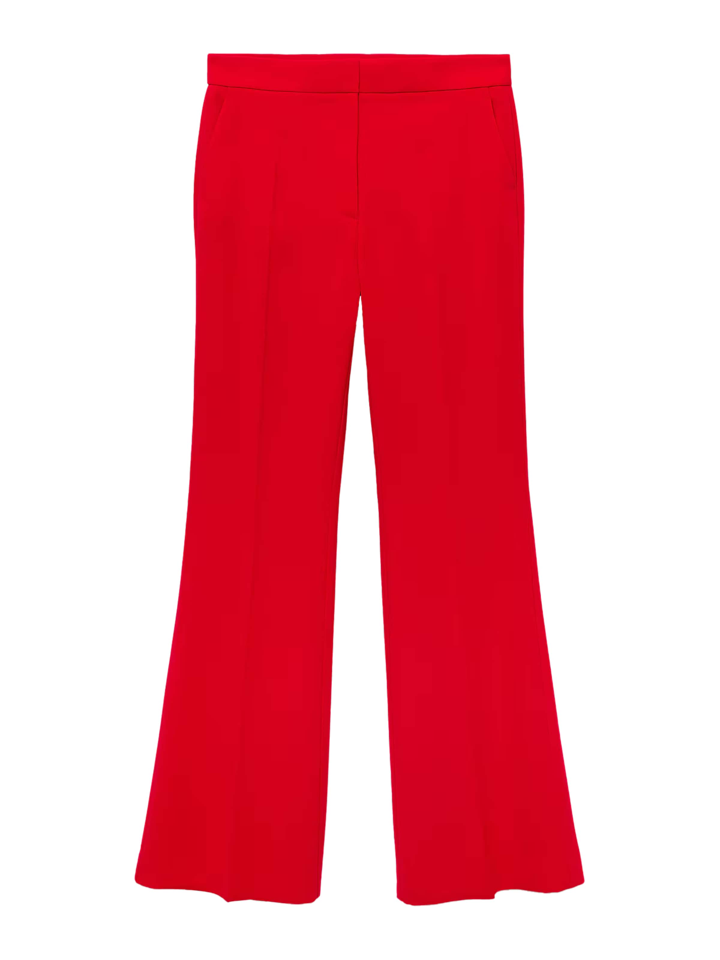 MANGO Normalny krój Spodnie 'Iguana' w kolorze czerwony: przód