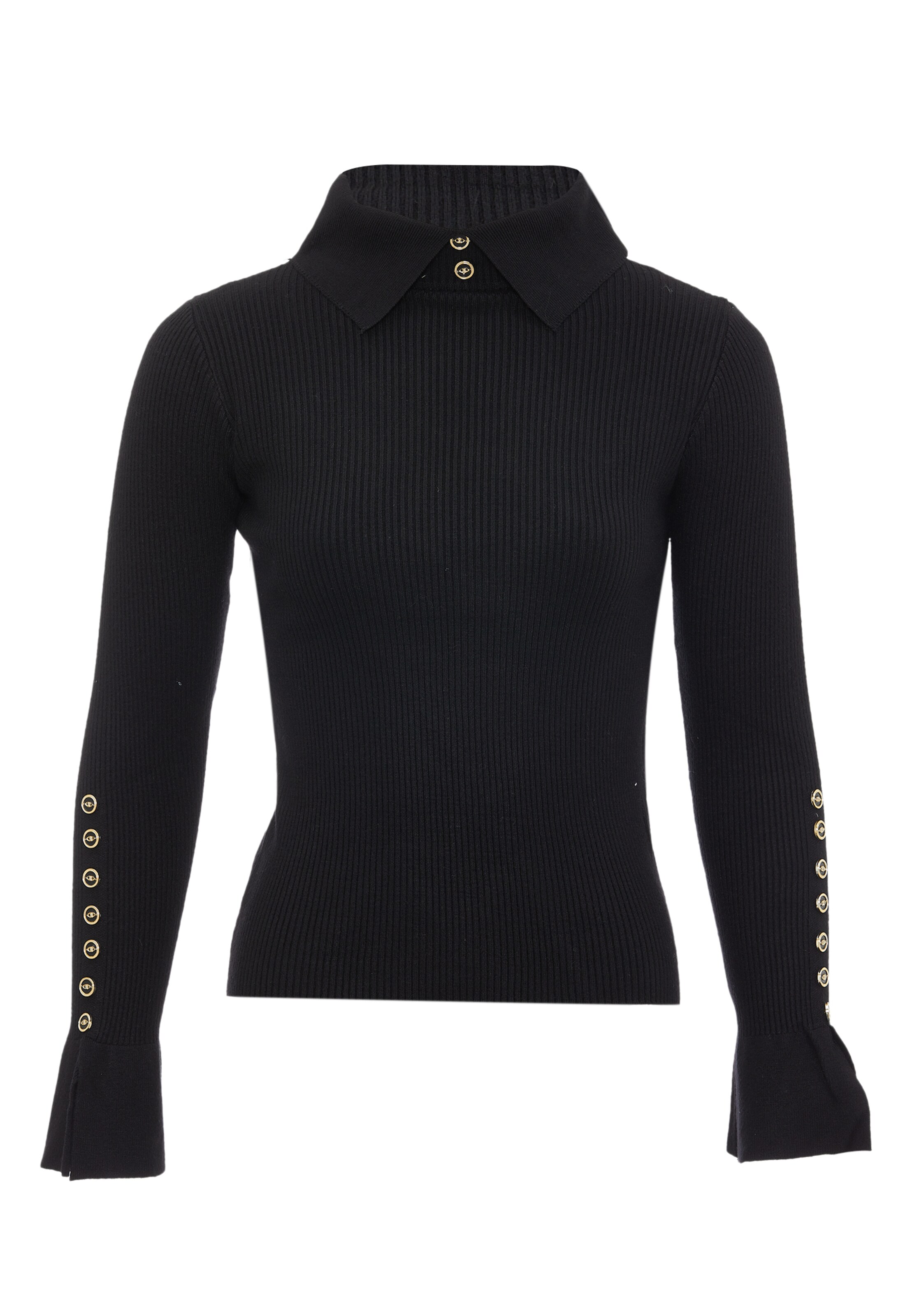 leo selection Trui in Zwart: voorkant