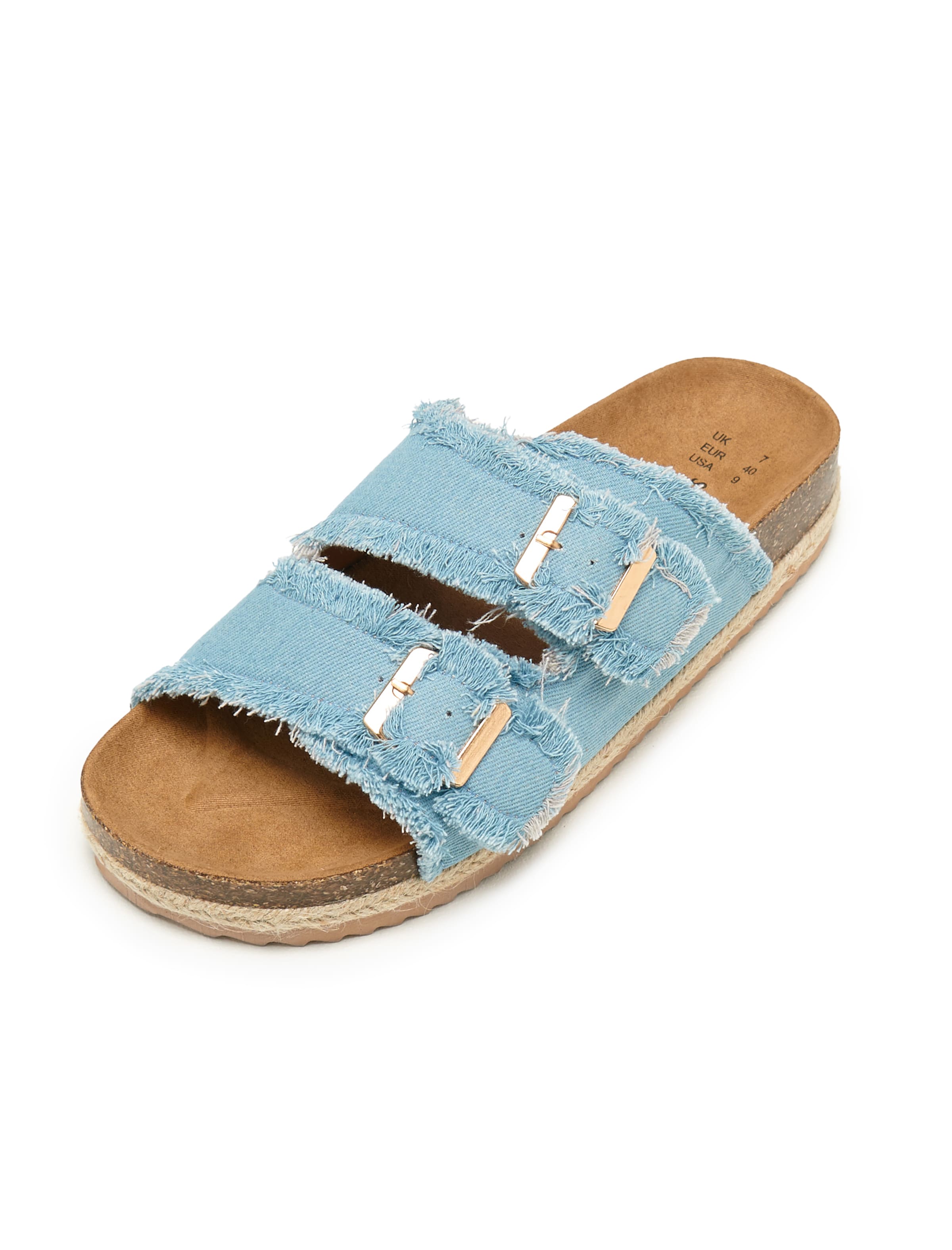 South Beach Sandaler i lyseblå, Produktvisning