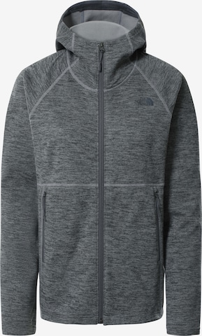 THE NORTH FACE Athletic Fleece Jacket 'Canyonlands' in Grey: front