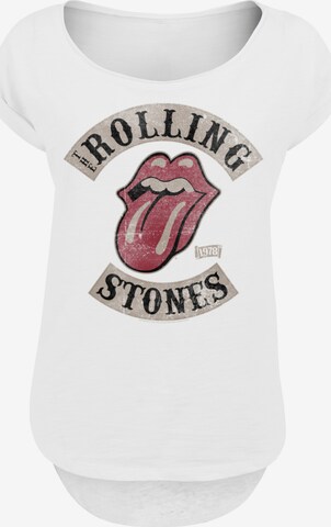 F4NT4STIC Shirt 'The Rolling Stones Tour '78 Blk' in White: front