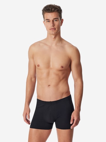 uncover by SCHIESSER Boxeralsók 'Cotton' - fekete: elől