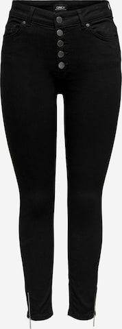 Only Petite Regular Jeans 'Bobby' in Black: front