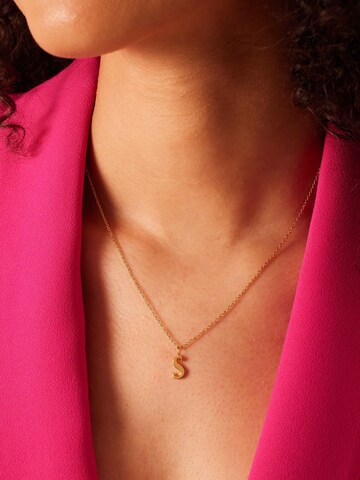 Lucardi Necklace in Gold: front