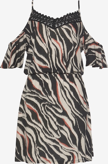 Vasarinė suknelė iš s.Oliver, spalva – kremo / rusva / juoda, Prekių apžvalga