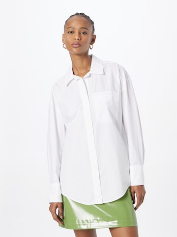 Banana Republic Blouse 'POPLIN' in Wit: voorkant