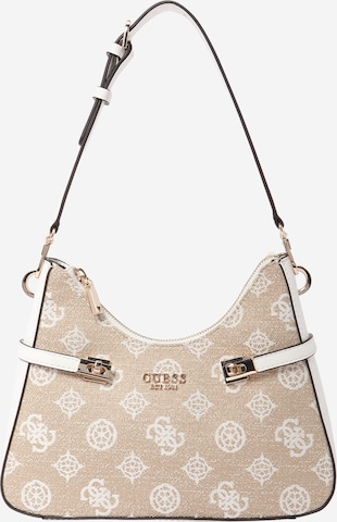 Sac bandoulière 'LORALEE' GUESS en beige : devant