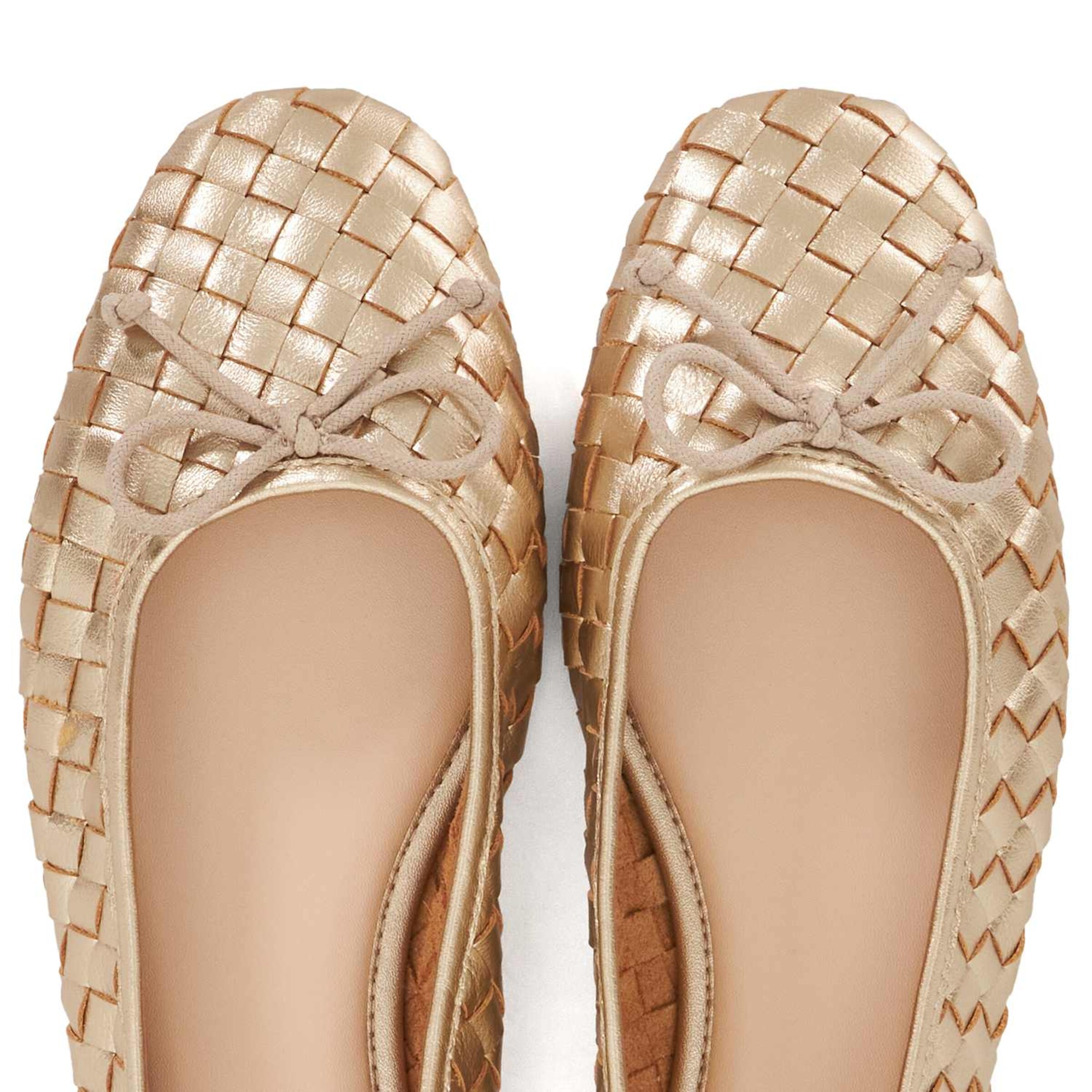 Ballerines Dune LONDON en or