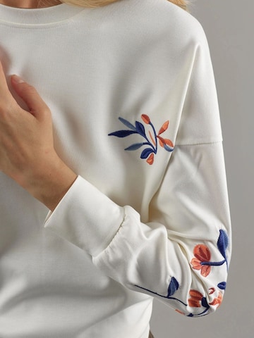 Sweat-shirt Hiccup en blanc