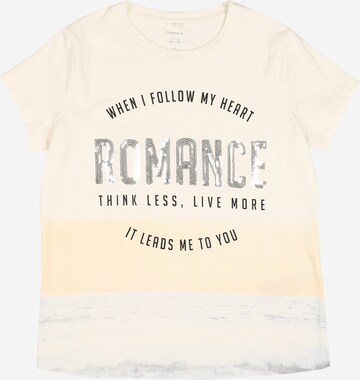 NAME IT Shirt 'RELOVED' in White: front