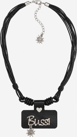 Allgäu Rebell Necklace 'Bussi' in Black: front