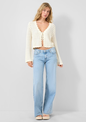 Wide Leg Jean ' CATIE ' QS en bleu : devant